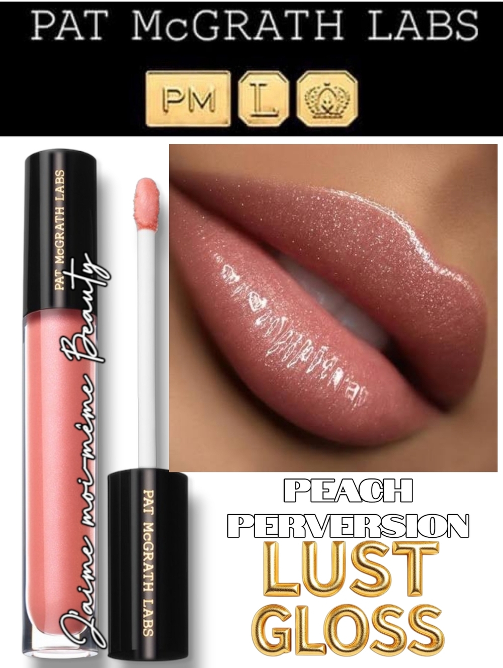Pat Mcgrath Peach Perversion Lust Lip Gloss (Peachy Sparkle)